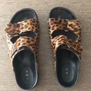 IRO calfskin sandals